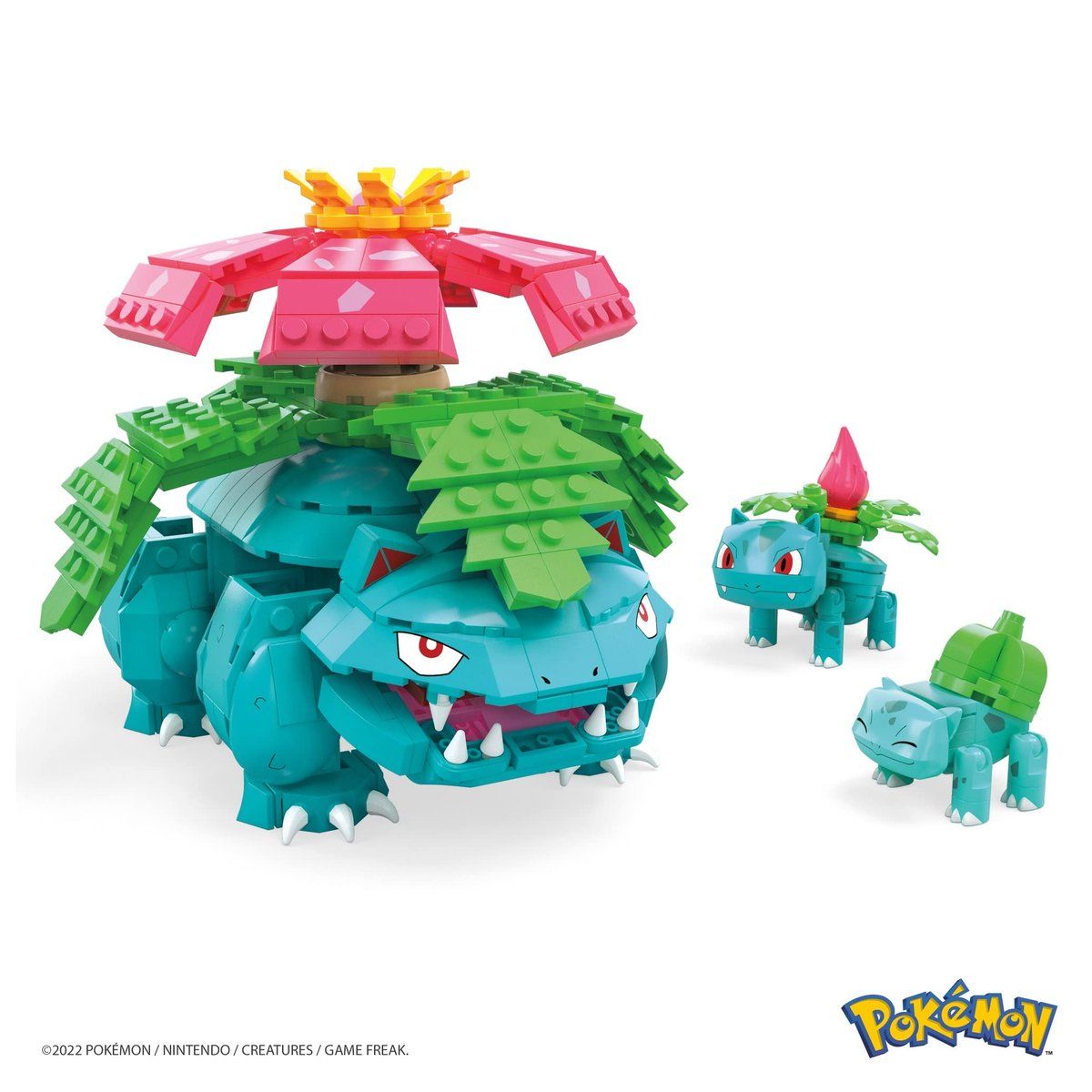 MEGA - Set de construcción Pokémon Bulbasaur 622 piezas multi-personaje