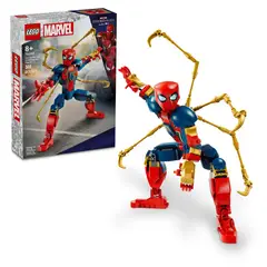 LEGO - Figura de construcción Iron Spider-Man 76298 posable roja