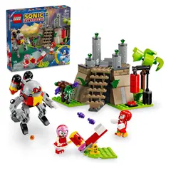 LEGO - Set de construcción Knuckles con 2 figuras Sonic verde
