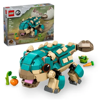 Lego Toy Dinosaur Ankylosaurus Baby Bumpy 76962 Multicolor