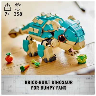 Lego Toy Dinosaur Ankylosaurus Baby Bumpy 76962 Multicolor