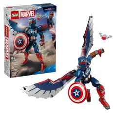 LEGO - Figura de construcción Marvel Captain America 76296 28 cm
