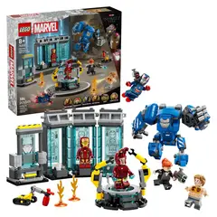 LEGO - Juego de Construcción Iron Man Laboratorio Marvel 76315 multicolor