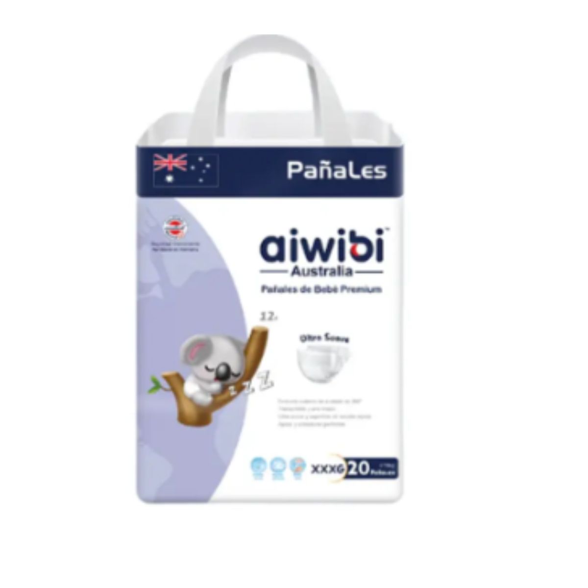 GENERICO - Pañales Aiwibi Ultra Suave XXXG (X2) 40 Und
