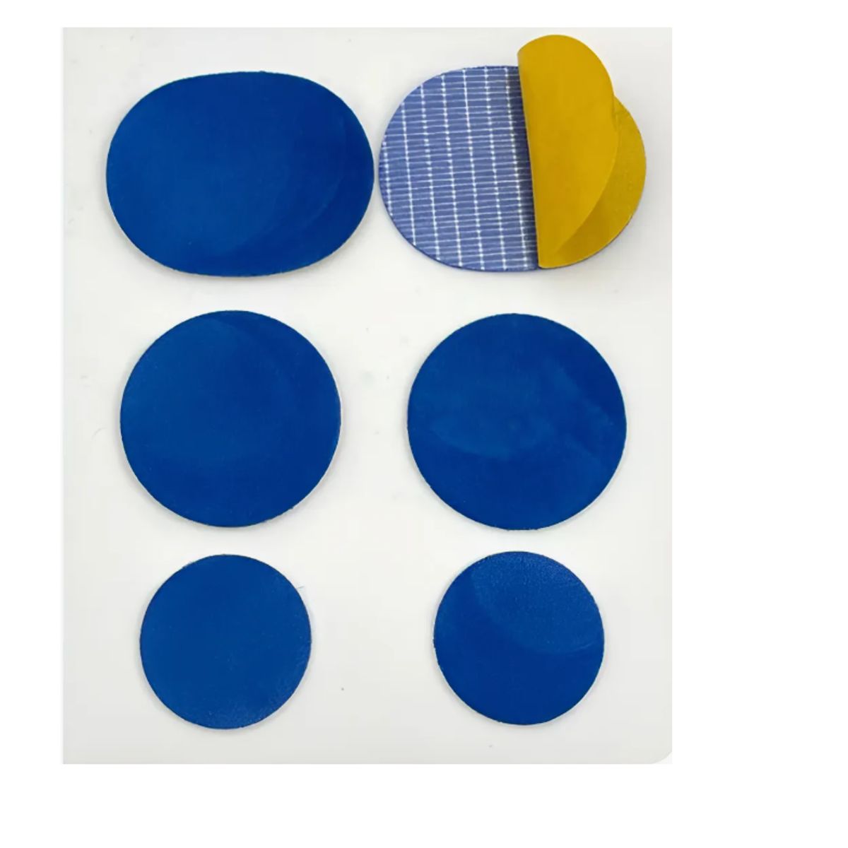 GENERICO - Set 6 Parches Adhesivos Para Reparar Zapatillas azul royal