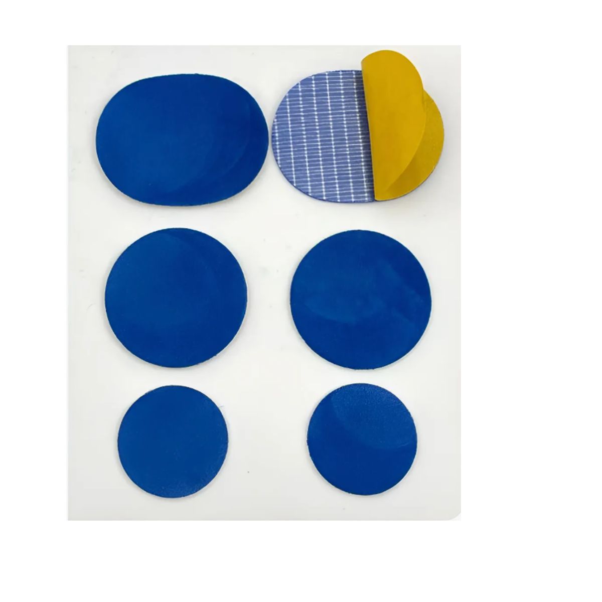 GENERICO - Set 6 Parches Adhesivos Para Reparar Zapatillas azul royal