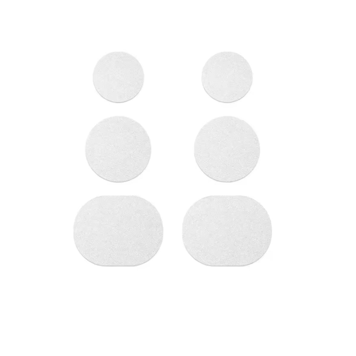 GENERICO - Set 6 Parches Adhesivos Para Reparar Zapatillas blancos