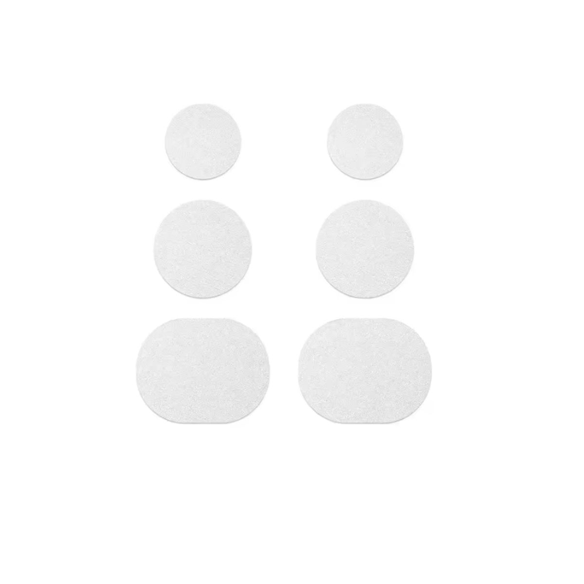 GENERICO - Set 6 Parches Adhesivos Para Reparar Zapatillas blancos