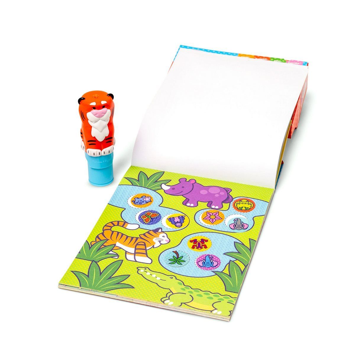 MELISSA & DOUG - Estampador Melissa & Doug tigre con 300 stickers