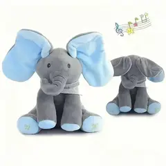 GENERICO - Elefante De Apego Musical Peek A Boo Peluche Para Niños