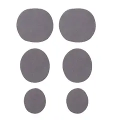 GENERICO - Set 6 Parches Adhesivos Para Reparar Zapatillas Gris oscuro
