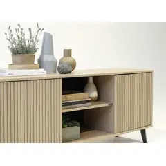 MEDULAR - Rack tv Atacama alto line natural