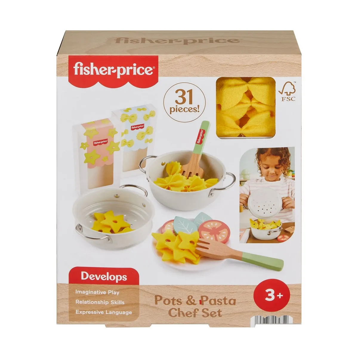 FISHER PRICE - Fisher-price juguete para bebé set de cocina de madera