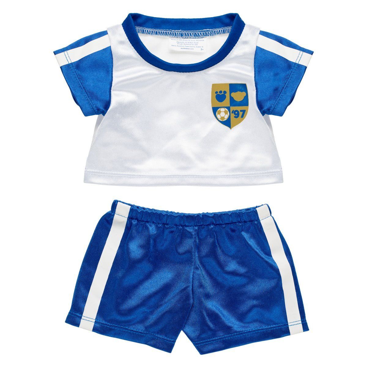 BUILD A BEAR - Uniforme fútbol azul build-a-bear