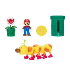 NINTENDO - Playset Con Figura 6 Cm Soda Jungle Super Mario De