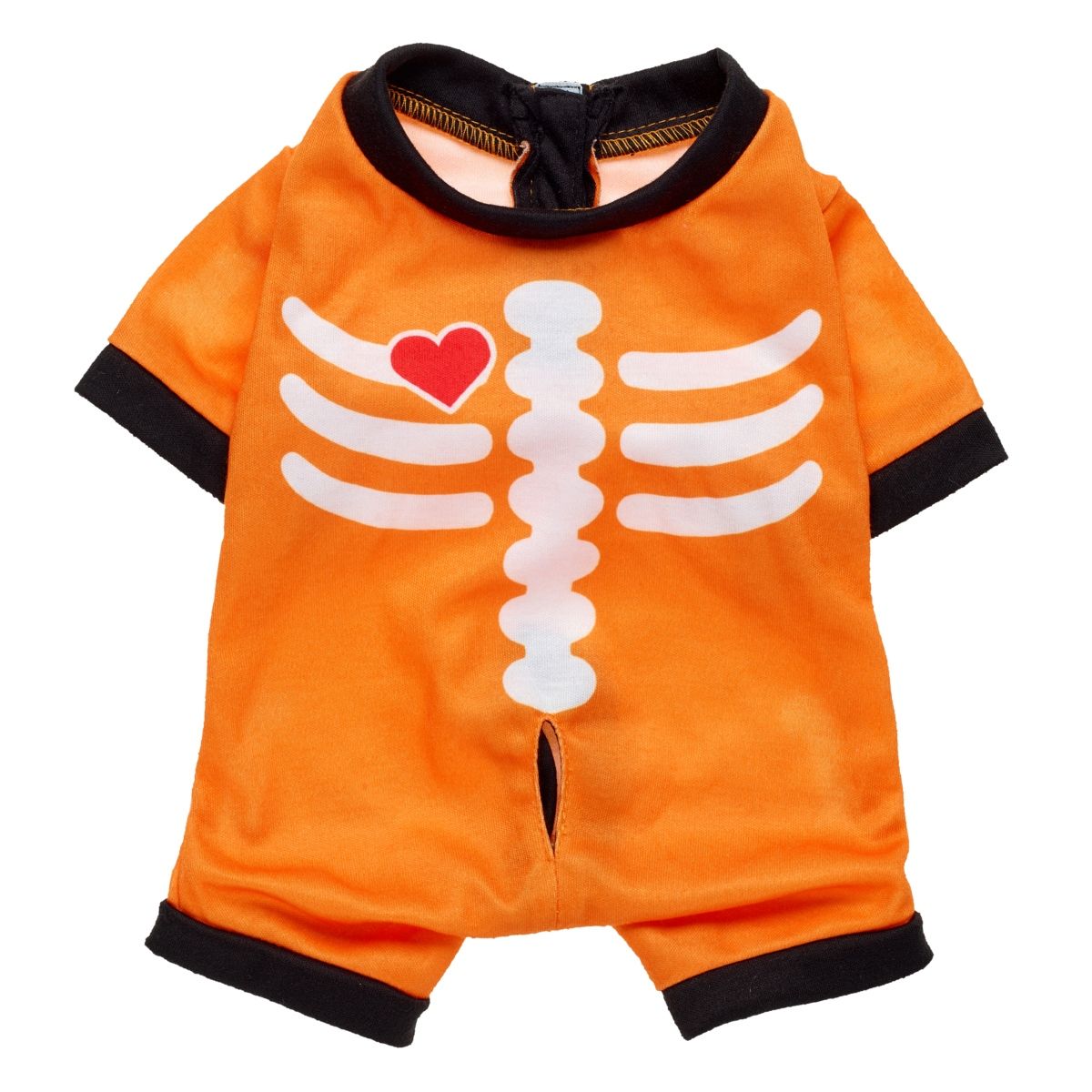 BUILD A BEAR - Pijama Esqueleto Naranjo 4 Patas Build-A-Bear