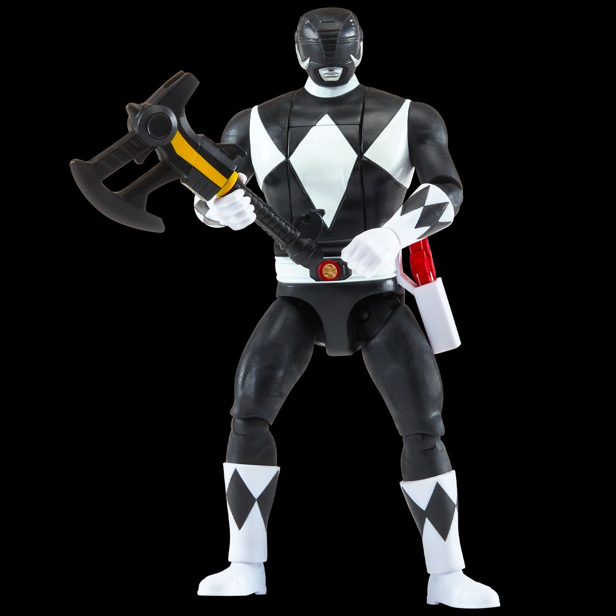 POWER RANGERS - Power Rangers Figura Gira Cabeza - Black Ranger