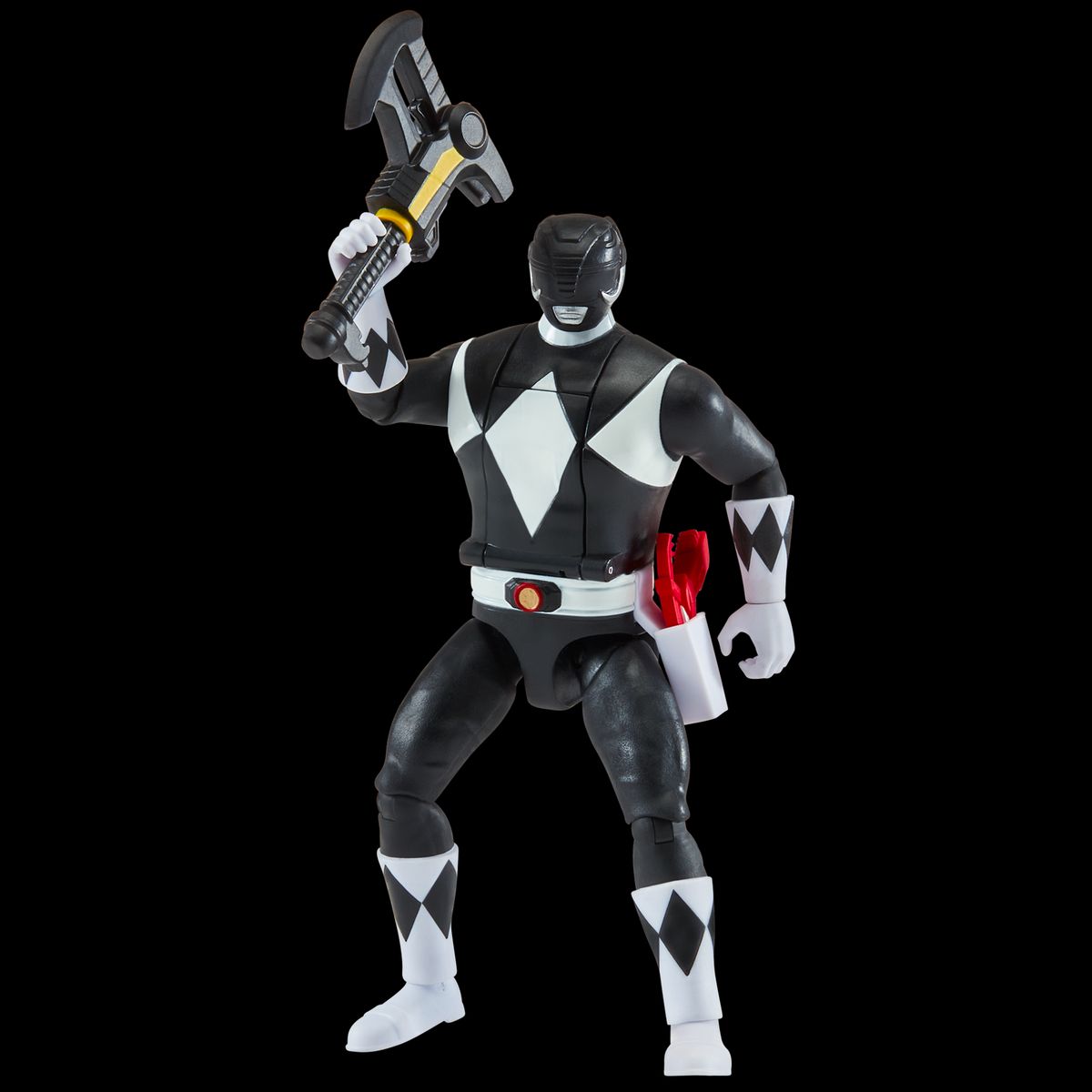 POWER RANGERS - Power Rangers Figura Gira Cabeza - Black Ranger
