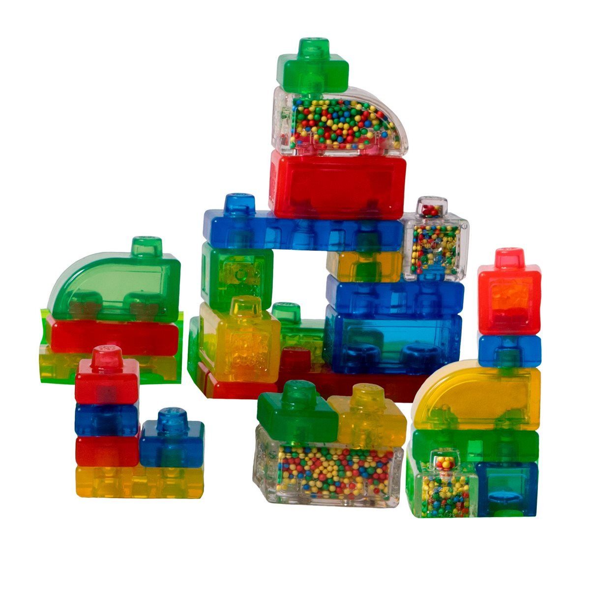 ANSALDO - Set bloques almacenamiento y apilado 2 en 1 jelly blox