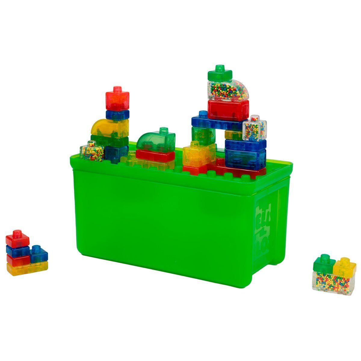 ANSALDO - Set bloques almacenamiento y apilado 2 en 1 jelly blox