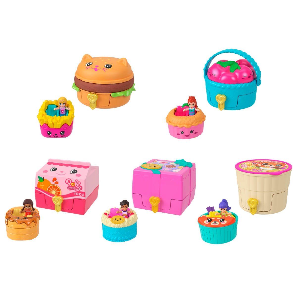 POLLY POCKET - Polly Pocket Set De Juego Compacto Reveal Comidita Rápida