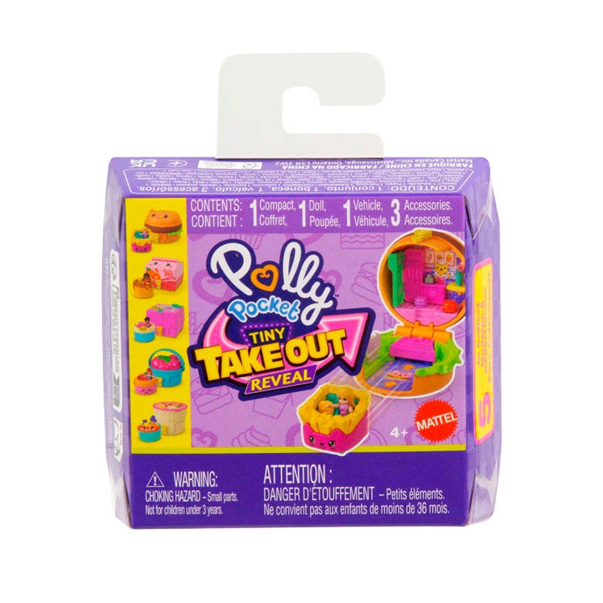 POLLY POCKET - Polly Pocket Set De Juego Compacto Reveal Comidita Rápida