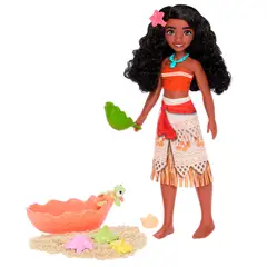 DISNEY - Princesa Set De Juego Moana Con Tortuga Bebe
