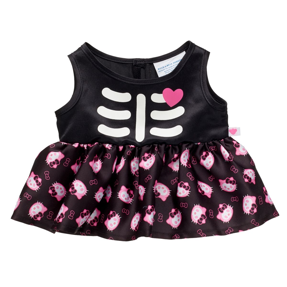 BUILD A BEAR - Vestido Esqueleto Hello Kitty Build-A-Bear