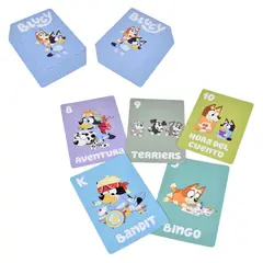 BLUEY - Juego de cartas 5 en 1