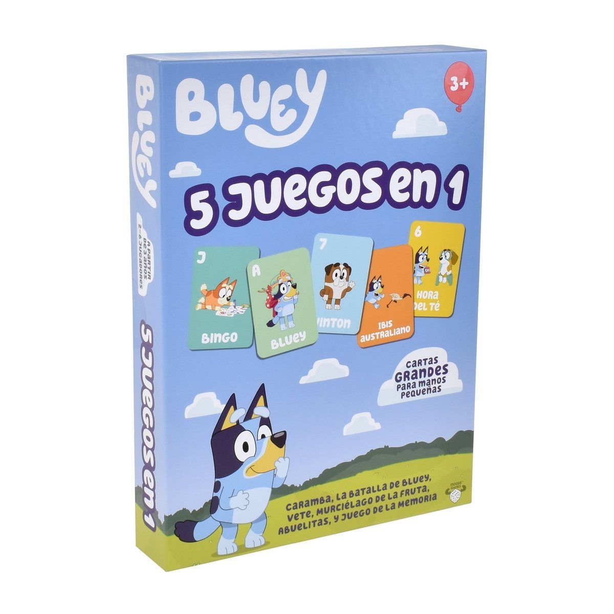 BLUEY - Juego de cartas 5 en 1 bluey