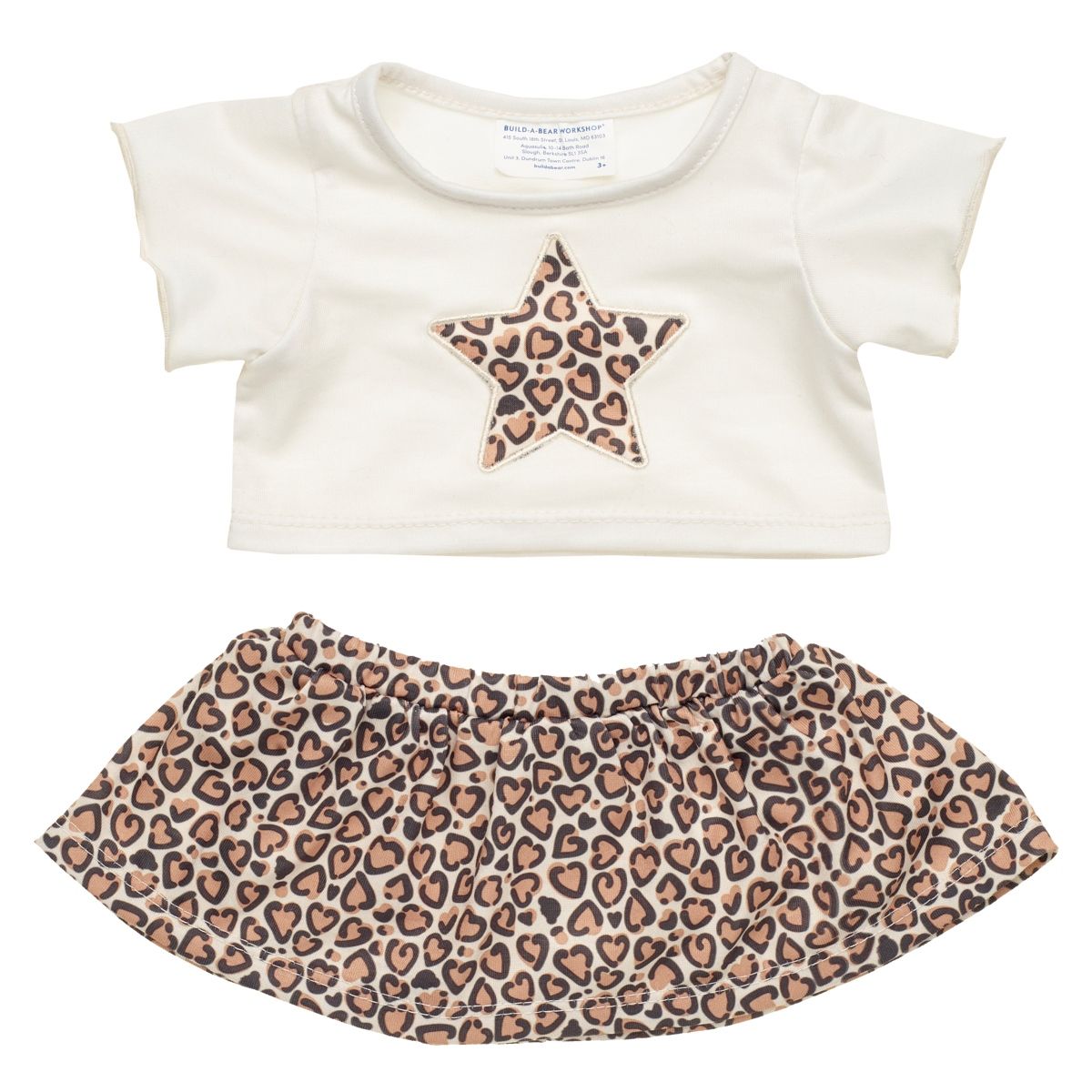 BUILD A BEAR - Set de Ropa Leopardo Build-A-Bear