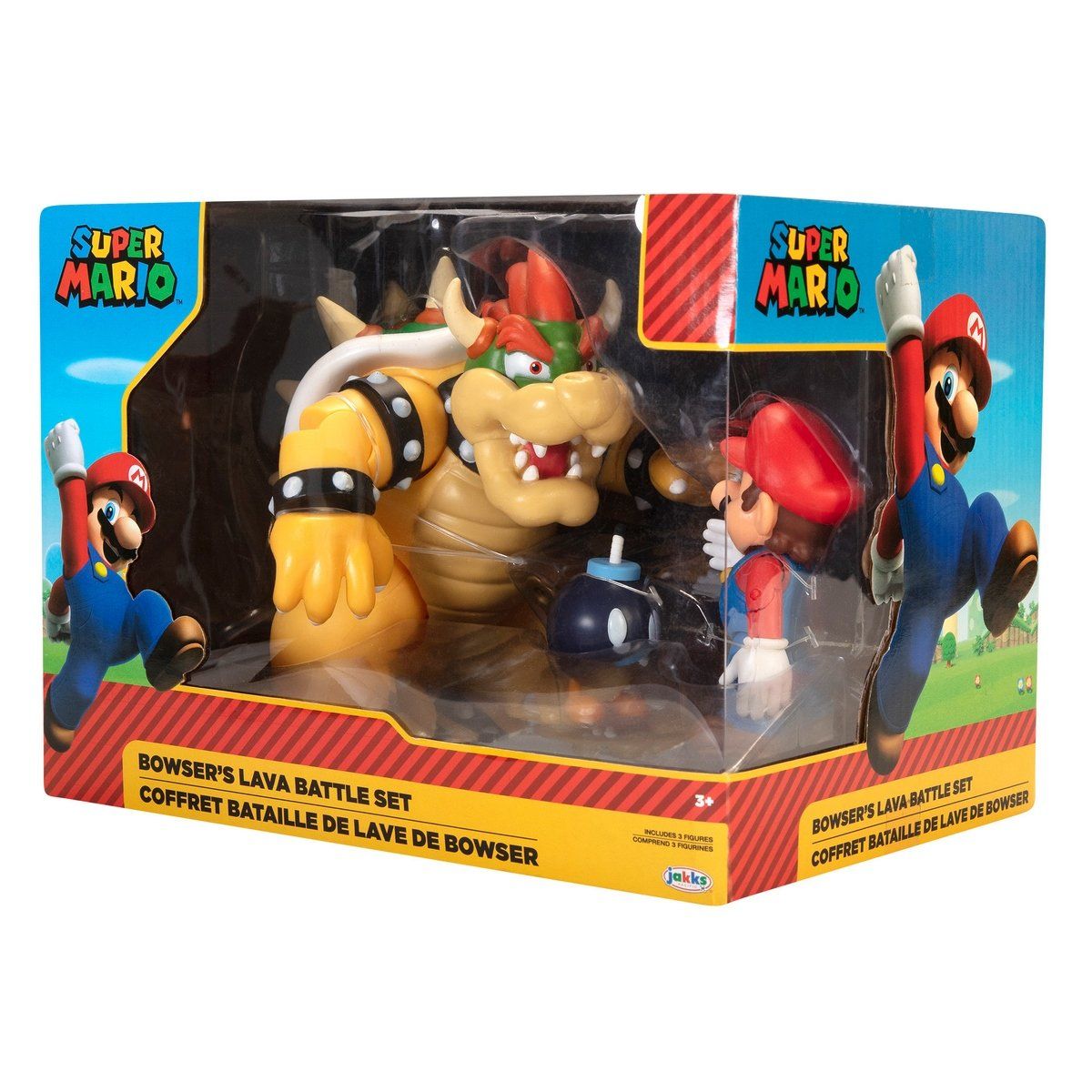 NINTENDO - Playset Con Figura 6 Cm Browser Vs Mario Nintendo