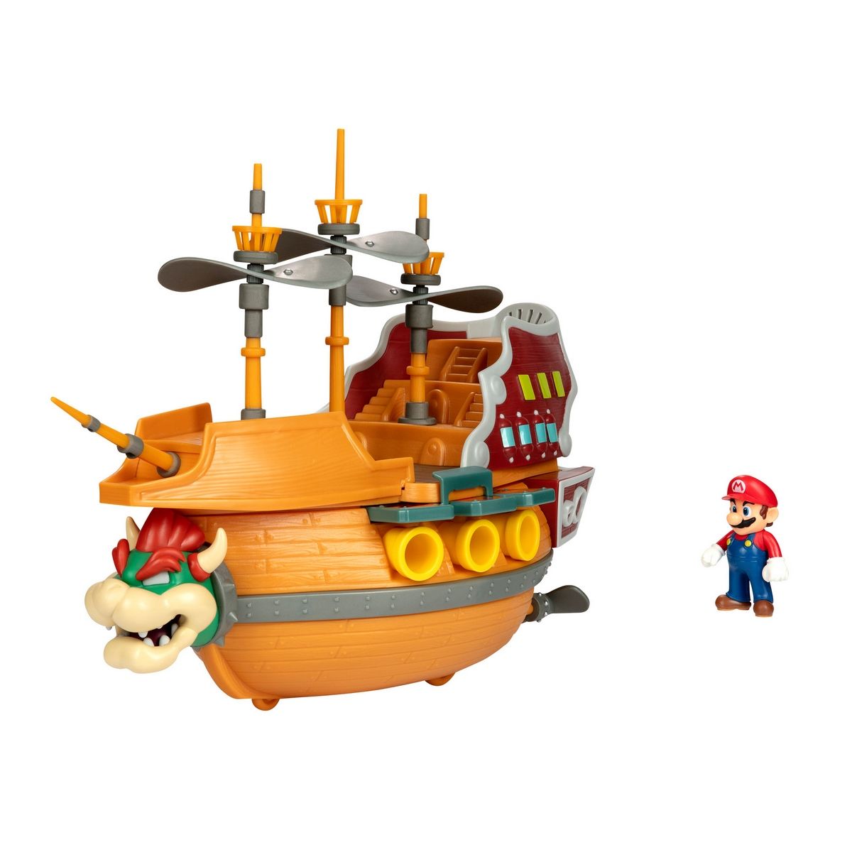 NINTENDO - Playset Bowser Airship De Lujo Super Mario De Nintendo