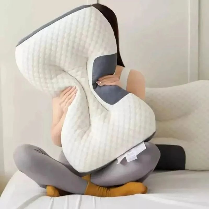 GENERICO - Pack X2 Almohada Ergonomica Ortopedica Cervical Cojin Cuello