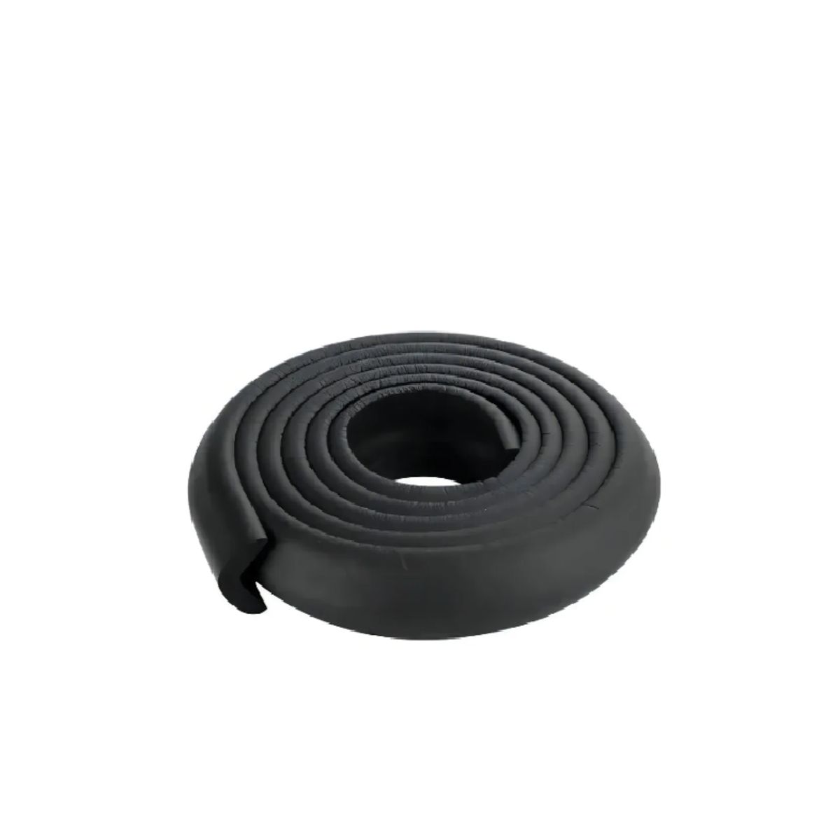 GENERICO - Protector 2mt Bordes Mesas Mueble Baño Comedor Niños Negro