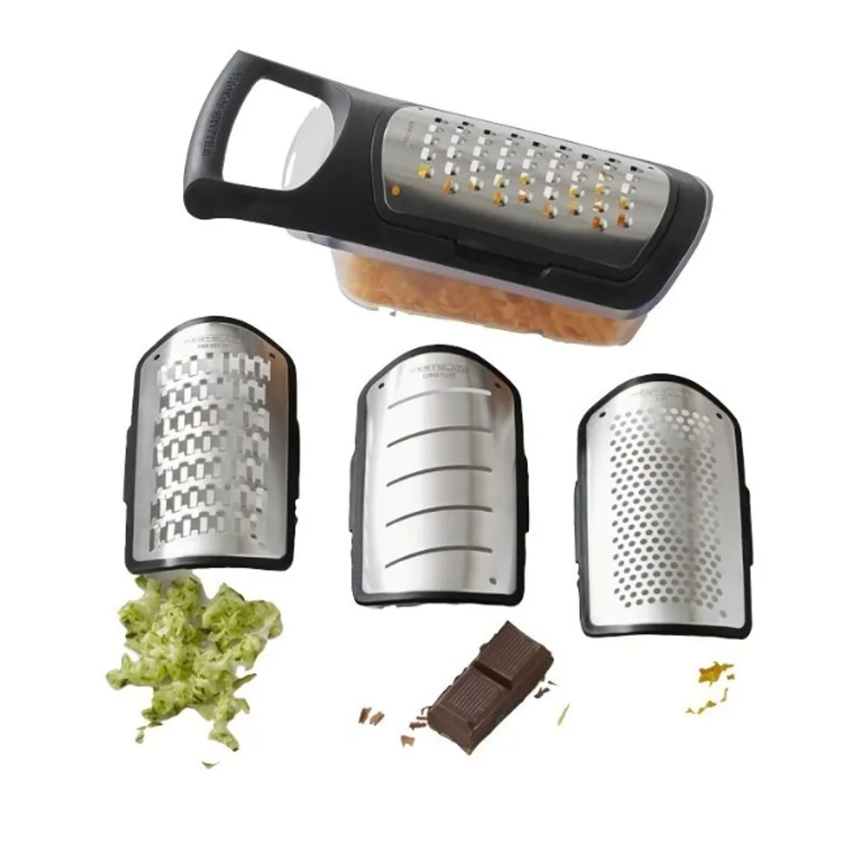 GENERICO - Rallador De Verduras Y Rebanador Manual Con Recipiente Base