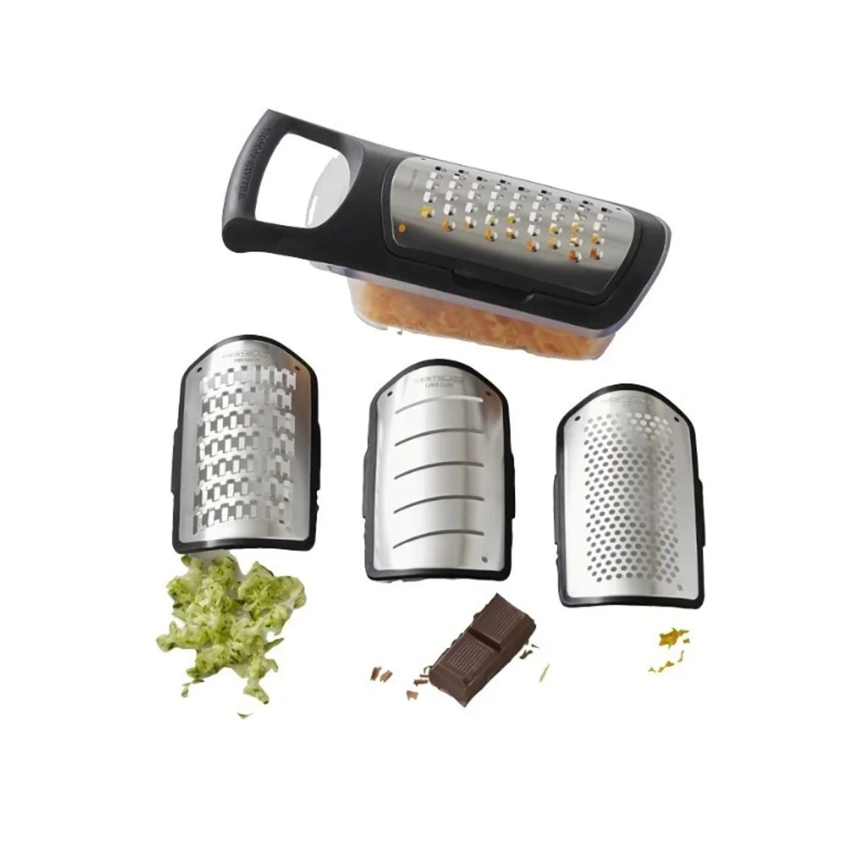 GENERICO - Rallador De Verduras Y Rebanador Manual Con Recipiente Base