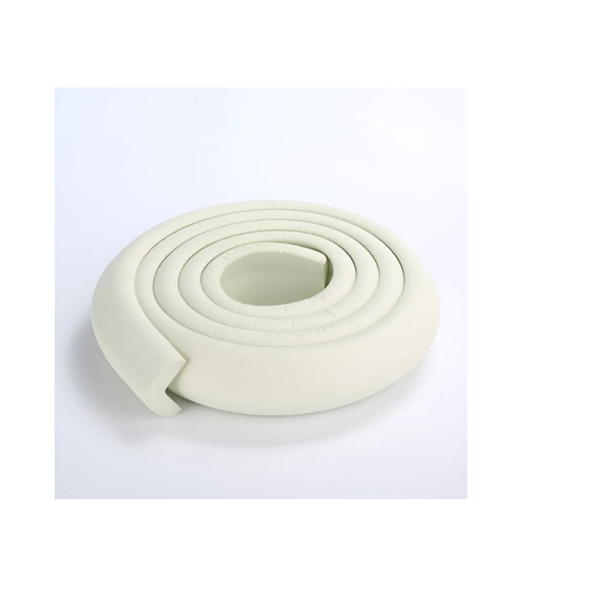 GENERICO - Protector 2mt Bordes Mesas Mueble Baño Comedor Niños Blanco