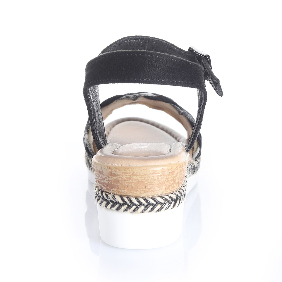 VIA UNO - Sandalia Mujer Via Uno Negro 22642613