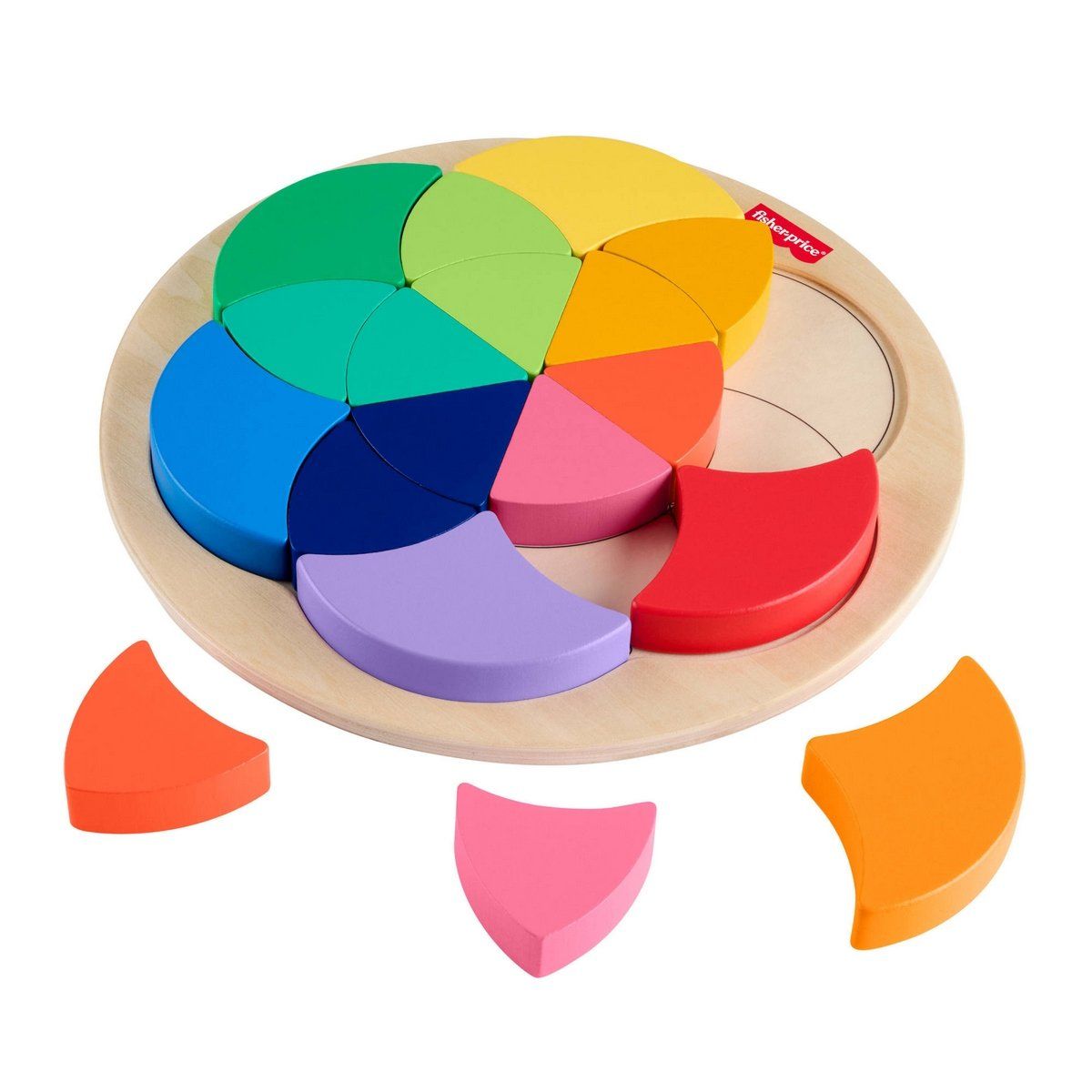 FISHER PRICE - Fisher-price juguete rompecabezas colorido de madera