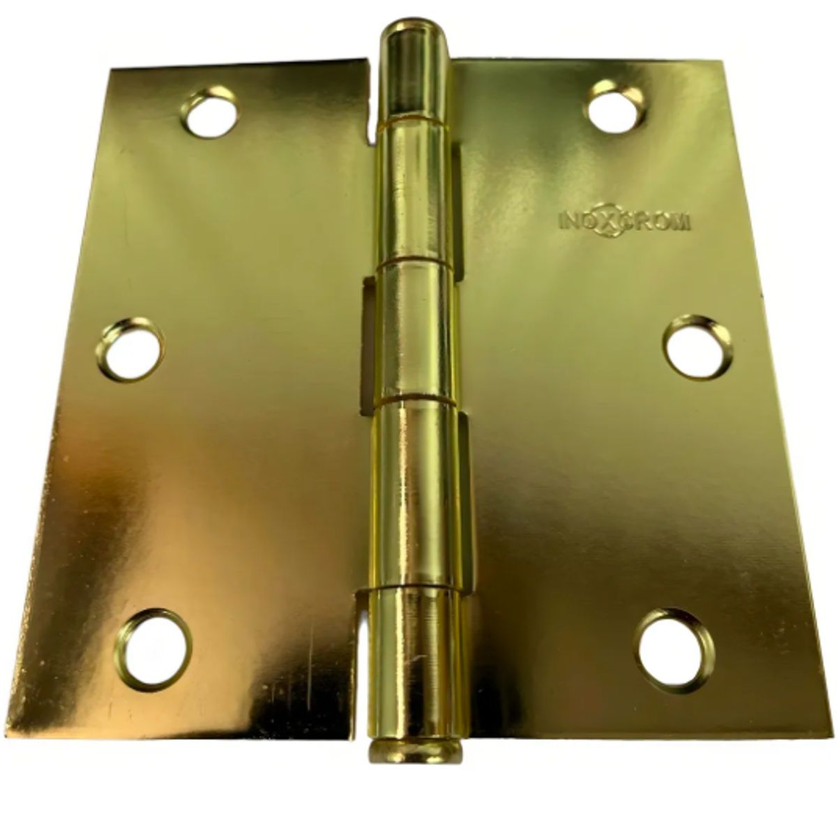 INOXCROM - Pack 6 Bisagras 3,5 x 3,5 BRONCEADA INOXIDABLE