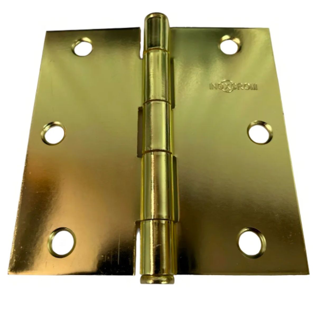 INOXCROM - Pack 6 Bisagras 3,5 x 3,5 BRONCEADA INOXIDABLE