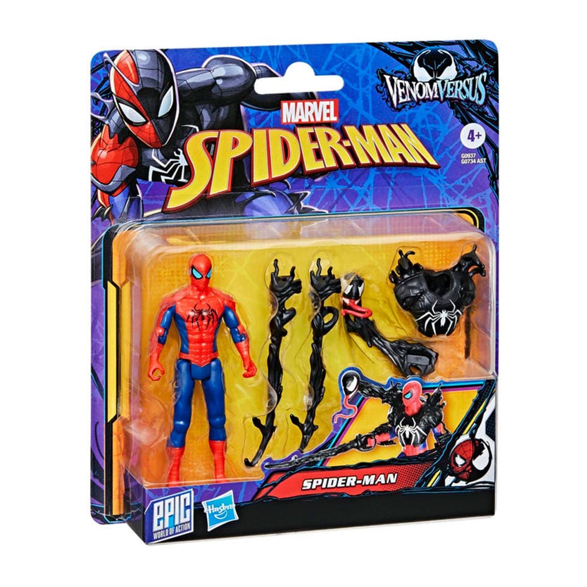 MARVEL - Figura de acción spiderman epic world of action venomversus