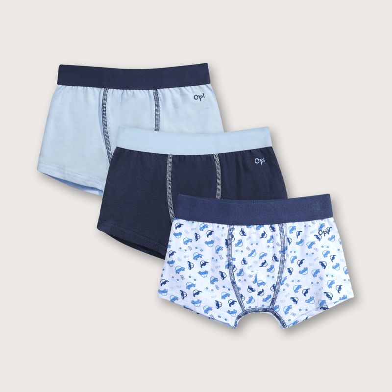 OPALINE - Calzoncillo Niño Celeste 39352 Opaline