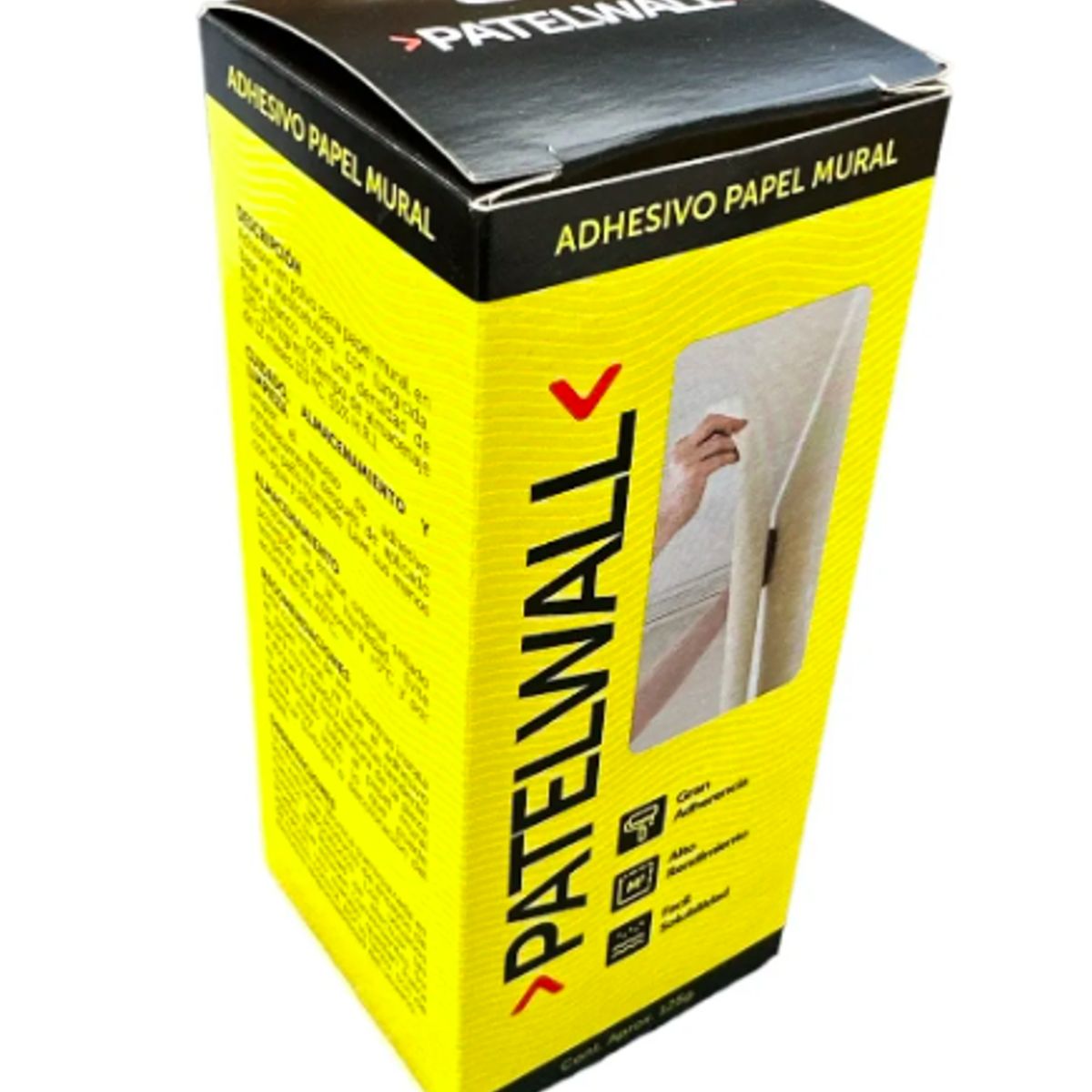 GENERICO - Pack 3 Adhesivo Para Papel Mural Patelwall 125g Transparente