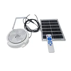 GENERICO - Foco Solar LED 100W Interior Exterior IP65 con Control Remoto y Panel