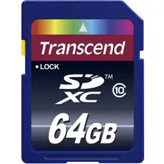 TRANSCEND - Memoria Sd 64gb Hc Clase 10