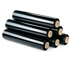 GENERICO - Pack 6 Film Negro Paletizador Fixo 18k 20mic