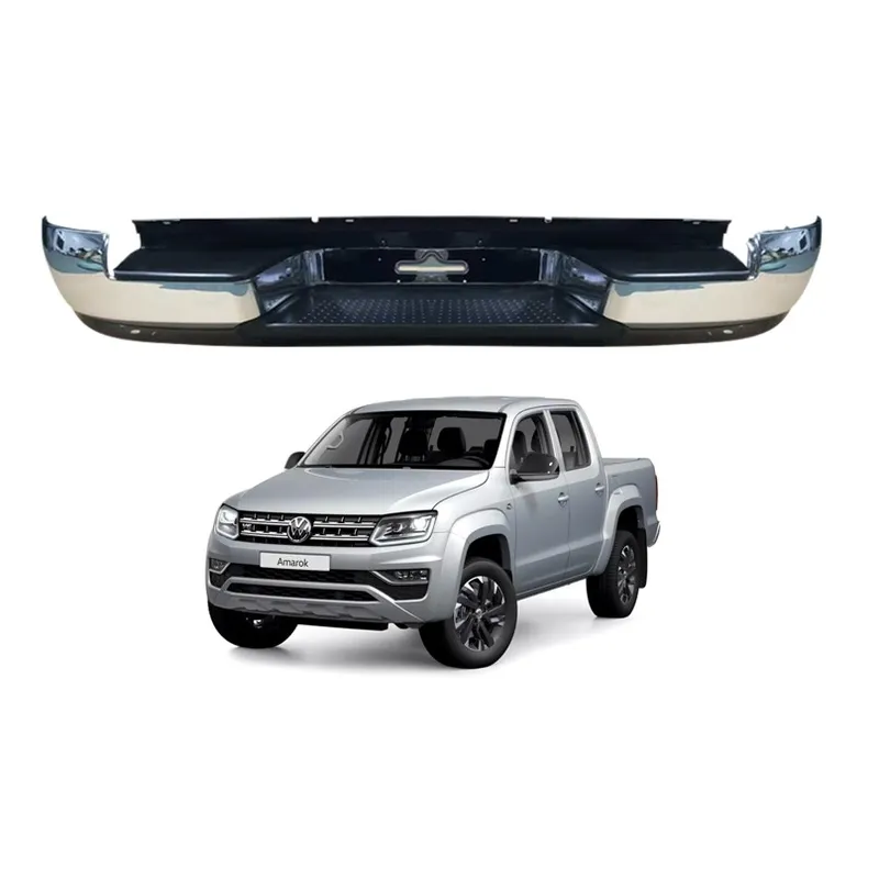 VOLKSWAGEN - Parachoque Trasero Cromado Volkswagen Amarok 2010-2024