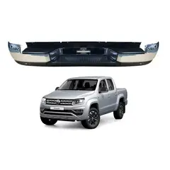 VOLKSWAGEN - Parachoque Trasero Cromado Amarok 2010-2024